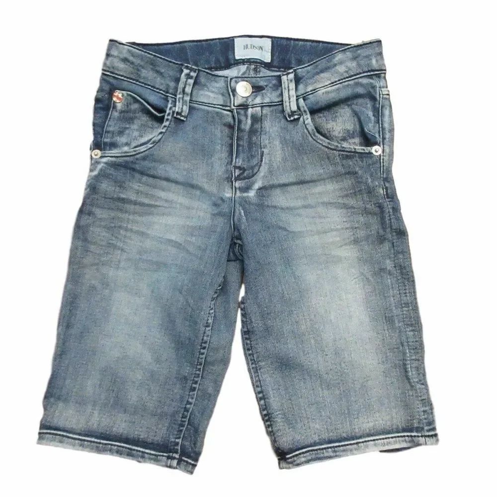 Hudson Toddler Baby Girls Denim Blue Jeans Pockets Solid Denim 10